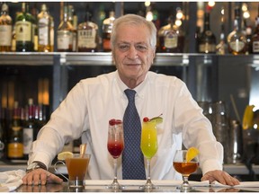 George Birlirakis, a bartender at Milestones,  has been mixing drinks in Saskatoon since 1976.