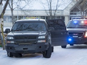 Two adults and two youth are in police custody after a police chase involving a stolen truck on Christmas Day.