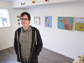 Michael Peterson hopes his newly re-opened commercial gallery, Void, can serve as a hub for emerging artists in Saskatoon.