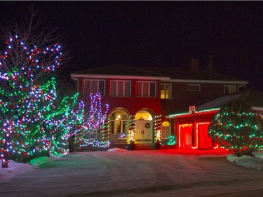 Saskatoon's Christmas lights tour takes us to Forsyth Crescent, December 7, 2015.