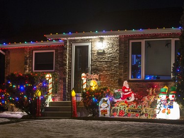 Saskatoon's Christmas lights tour takes us to Ward Road, December 7, 2015.