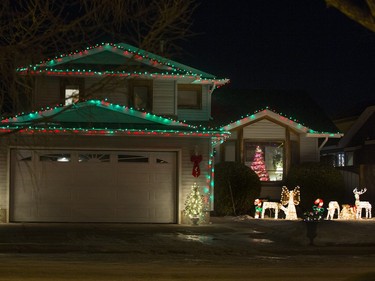 Saskatoon's Christmas lights tour takes us to Ward Road, December 7, 2015.