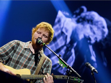 Ed Sheeran played a sold out show at SaskTel Centre in Saskatoon, June 16, 2015.