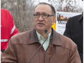 Saskatoon Tribal Council Chief Felix Thomas said the province is trying to "undermine" council members' inherent and treaty rights in its efforts to seize child welfare files.