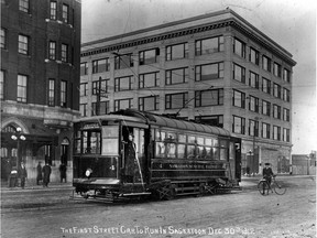 Saskatoon was home to streetcars starting in 1912.