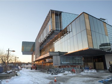 Progress on the Remai Modern Art Gallery is seen November 27, 2015 in Saskatoon.