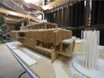 SASKATOON,SK--DECEMBER 09/2015 1210 news gingerbread1 -   A sculpture of the Remai Modern Art Gallery created as a gift by OPEN (open projects.ca)  inside the Farmer's Market,  Wednesday, December 09, 2015. (GREG PENDER/ SASKATOON STARPHOENIX)