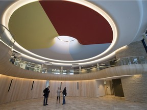 Media were given a sneak-peek tour of the soon-to-open Gordon Oakes Redbear Student Centre at the University of Saskatchewan, December 15, 2015. The building will be an inclusive, intercultural gathering place for the entire campus community. Grand opening celebrations will take place in early February.