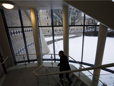 Media were given a sneak-peek tour of the soon-to-open Gordon Oakes Redbear Student Centre at the University of Saskatchewan, December 15, 2015. The building will be an inclusive, intercultural gathering place for the entire campus community. Grand opening celebrations will take place in early February.