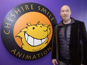 Tim Tyler, founder of Cheshire Smile Animation Studio, Dec. 21, 2015.