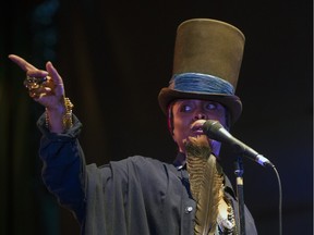 Erykah Badu performed at the 2015 SaskTel Saskatchewan Jazz Festival.