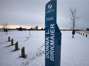 Donna Birkmaier Park on the far east end of Taylor Street in Saskatoon.