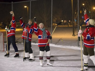 Sum Theatre performs The Hockey Sweater at Victoria School as part of the Winterlude festival, December 3, 2015. The event runs to December 5.