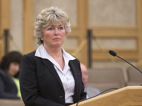 Saskatoon libraries director Carol Cooley at city hall to address council on Monday.