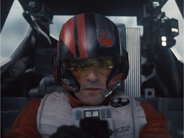 Oscar Isaac stars as Poe Dameron in "Star Wars: The Force Awakens."