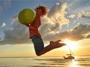 This Jackfish Lake picture was taken by Sue Wolfe of Camrose, AB. These pictures captured the Outdoor Fun category of the Tourism Saskatchewan photo contest.