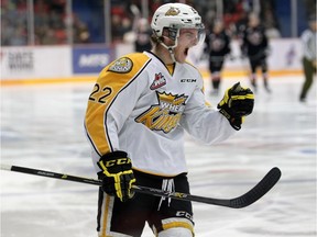 The Saskatoon Blades have acquired Braylon Shmyr from the Brandon Wheat Kings.