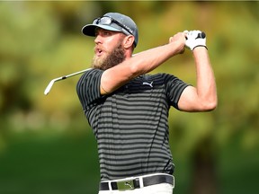 Graham DeLaet of Canada plays a shot from the fairway on the 16th hole during the third round of the CareerBuilder Challenge In Partnership With The Clinton Foundation at La Quinta Country Club on January 23, 2016 in La Quinta, California.