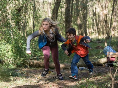 Chloë Grace Moretz and Zackary Arthur  star in "The 5th Wave."