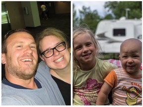 (From left): Jordan Van De Vorst, 34; Chanda Van De Vorst, 33; daughter Kamryn, age five; and son Miguire, age two