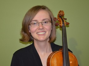 Violist Heather Wilson is the guest artist at the Jan. 9, 2015 Amati Quartet concert in Saskatoon.