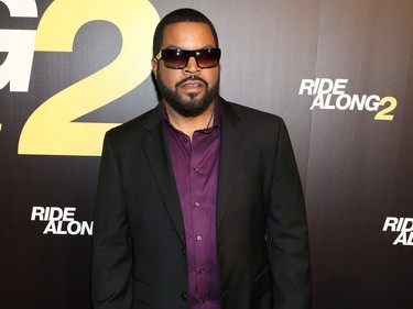 Ice Cube arrives at the world premiere of "Ride Along 2" at Regal Cinemas South Beach 18 & IMAX on January 6, 2016, in Miami Beach, Florida.