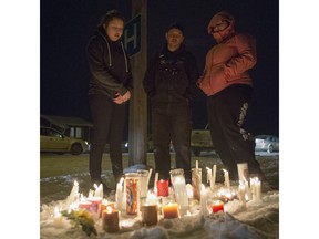 RCMP were on the scene after a school shooting at La Loche Community School on Friday, January 22nd, 2016.