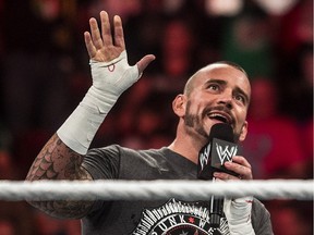 Current Ultimate Fighting Championship prospect Phil 'CM Punk' Brooks, pictured during his days with World Wrestling Entertainment