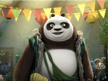 Party loving panda Li, voiced by Bryan Cranston, in DreamWorks Animation's "Kung Fu Panda 3."
