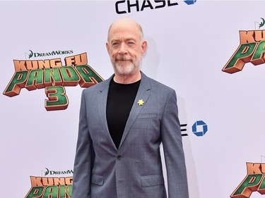 Actor J. K. Simmons attends the premiere of DreamWorks Animation and Twentieth Century Fox's "Kung Fu Panda 3" at TCL Chinese Theatre on January 16, 2016 in Hollywood, California.