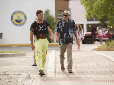 Zac Efron as Jason Kelly (L) and Robert De Niro as Dick Kelly in "Dirty Grandpa."