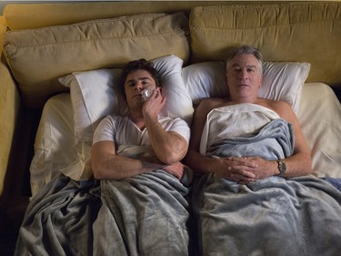 Zac Efron as Jason Kelly (L) and Robert De Niro as Dick Kelly in "Dirty Grandpa."