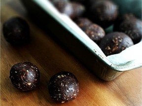 Crispy Peanut Butter and Granola Energy Balls.