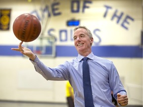 Paul Humbert, who was honored as BRIT special guest over the weekend, has been involved in basketball for nearly five decades. (GORD WALDNER/Saskatoon StarPhoenix)