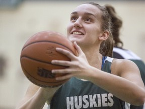 University of Saskatchewan women's basketball forward Megan Lindquist is part of her team's strong supporting cast. (GORD WALDNER/Saskatoon StarPhoenix)