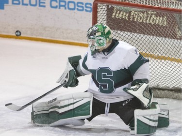 University of Saskatchewan goalie Jordon Cooke set a new all-time single-season record for wins as a Huskies goalie with 19.
