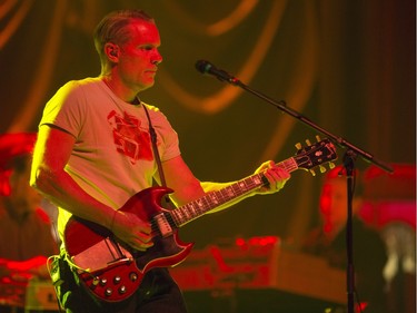 Colin Cripps plays as Blue Rodeo performs at TCU Place in Saskatoon, January 16, 2016.