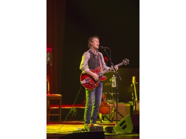 Jim Cuddy plays as Blue Rodeo performs at TCU Place in Saskatoon, January 16, 2016.