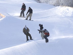 Mount Blackstrap in better times.  Opening day was busy in 2007.