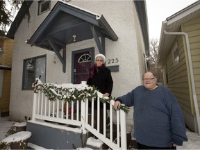 Shirley and Neil Taylor at their home on Avenue F North, where they have lived for two decades,  Jan. 13, 2016.