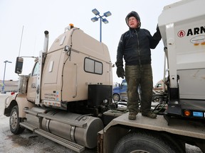 Russell Lux, who drives for KBL Logistics, says Saskatchewan's lack of truck stops could make the industry less efficient and more dangerous.