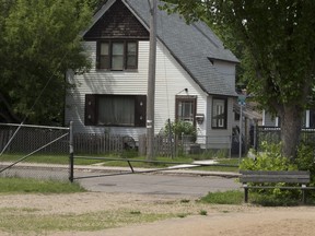 Russell Dennis Wolfe's house, directly across from King George School, where some of the more recent abuse took place.