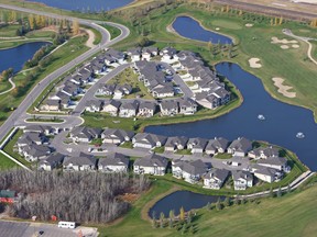 This 2010 aerial photo shows Saskatoon's The Willows neighbourhood.