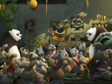 A scene from "Kung Fu Panda 3."