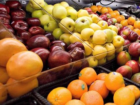 Produce is on display in a grocery story on Nov. 28 2006.