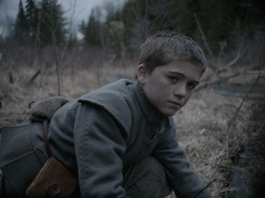 Harvey Scrimshaw as Caleb in "The Witch."