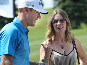 Graham DeLaet and his wife Ruby were on hand at Riverside Golf and Country Club to launch their Graham Slam Charity event.