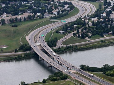 Circle Drive Bridge in Saskatoon, August 20, 2014.