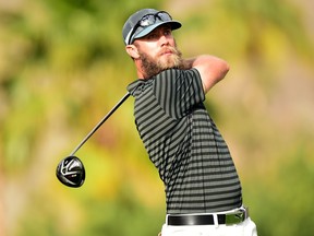Weyburn's Graham DeLaet tees off at a tournament on January 23.