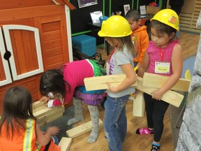 These young visitors to the Children's Discovery Museum (CDM) at Market Mall can look forward to some amazing new opportunities for exploration and inspiration when the new CDM moves to the Mendel building in 2018.